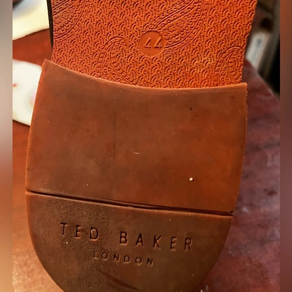 Ted Baker London Jamfro 2 Wingtip Oxfords braunes Wildleder Herren Sz US 11 Men
